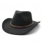 European and American autumn/winter new retro black woolen jazz hat, fashionable and stylish felt jazz hat for men and women.