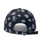 New cross-border skull-print baseball caps for men, outdoor personalized graffiti sun hats for women, casual sun protection and visor caps.
