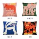 Nordic ins animal embroidery living room sofa cushion, cute model room headboard backrest pillow cover Nordic ins animal embroidery living room sofa cushion, cute model room headboard backrest pillow cover