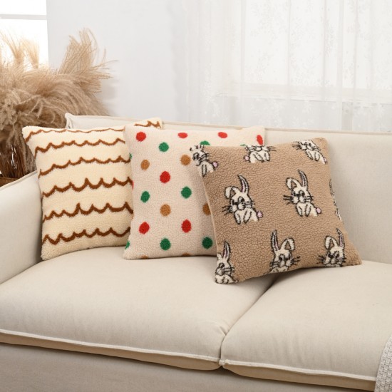 Refreshing lambskin jacquard pillow, floral sofa headboard lumbar support, modern ins pillowcase. Refreshing lambskin jacquard pillow, floral sofa headboard lumbar support, modern ins pillowcase.