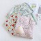Spring and summer women's pajamas, pure cotton washed cotton couple's plaid trousers, loose, soft loungewear set.