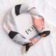 Colorful patchwork silk scarf for women, sweet Korean-style 70s square scarf, fresh and simple silk scarf, imitation silk shawl, wholesale.