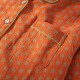 Spring and summer women's pajamas, pure cotton double-layered gauze thin long-sleeved trousers, thin, soft, loose loungewear set.
