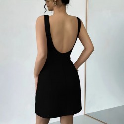 2025 Summer New Bow Vest Women's Dress 2025 Summer New French Elegant Chanel-Style Sleeveless Mini Skirt