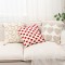 INS solid color shampoo-colored cotton and linen wrinkled pillow covers for office sofa and lumbar support.