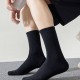Cross-border pure white socks, ankle socks, mid-calf socks, wholesale summer thin, breathable, deodorant, sweat-wicking mesh