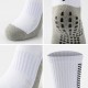 Thickened towel-soled, wear-resistant dotted mesh soccer socks, basketball socks, running gray socks, elite sports thickened cotton socks.
