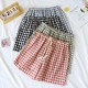 Couples' pure cotton washed cotton plaid shorts, men's and women's, soft, loose summer beach pants, large-size. Couples' pure cotton washed cotton plaid shorts, men's and women's, soft, loose summer beach pants, large-size.