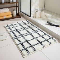 Simple cream-style home floor mats, new style entrance doormats, three-dimensional, wear-resistant, odor-free living room and bedroom carpets