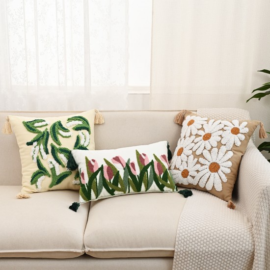 Nordic Instagram Chenille Leather Label Solid Color Pillowcase, B&B Hotel Cushion Cover, Living Room Sofa Bed and Bed Cushion Nordic Instagram Chenille Leather Label Solid Color Pillowcase, B&B Hotel Cushion Cover, Living Room Sofa Bed and Bed Cushion