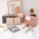 Lianbu 2024 New Long Wallet, Women's Small Fresh Print, Buckle Zipper, Multifunctional Large-Capacity Phone Bag