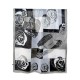 French creative new retro-printed long scarves, stylish spring and summer scarves, stylish cotton and linen shawls.
