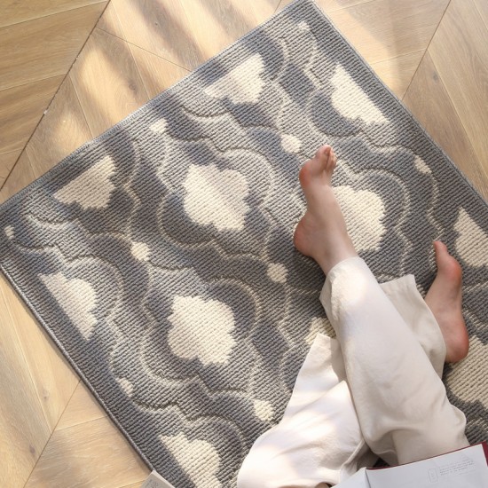 Cross-border girly style bathroom absorbent floor mats, quick-drying bathroom floor mats, non-slip bedroom mats