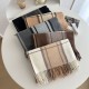 Korean classic plaid faux cashmere scarves for women, fashionable and versatile thin warm neckbands for outerwear. Korean classic plaid faux cashmere scarves for women, fashionable and versatile thin warm neckbands for outerwear.