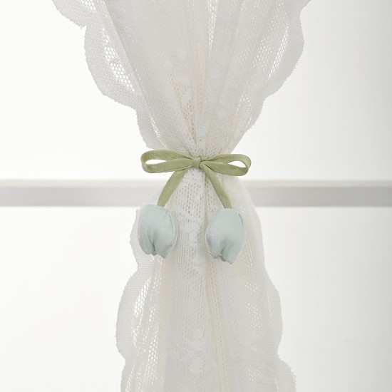 Handmade tulip curtain buckles, fresh and sweet flower buds, handicraft decorations, cross-border dropshipping