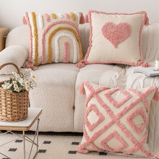 Nordic French luxury lace cushions. INDS cotton and linen floral sofa cushion covers with classic and elegant 3D embroidery. Nordic French luxury lace cushions. INDS cotton and linen floral sofa cushion covers with classic and elegant 3D embroidery.
