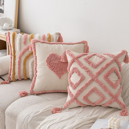 Nordic French luxury lace cushions. INDS cotton and linen floral sofa cushion covers with classic and elegant 3D embroidery. Nordic French luxury lace cushions. INDS cotton and linen floral sofa cushion covers with classic and elegant 3D embroidery.