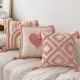 Nordic French luxury lace cushions. INDS cotton and linen floral sofa cushion covers with classic and elegant 3D embroidery. Nordic French luxury lace cushions. INDS cotton and linen floral sofa cushion covers with classic and elegant 3D embroidery.