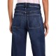 Foreign Trade Wholesale European and American Women's 2025 Spring New Lace-Up Stretch Jeans, Straight-Leg, Elegant Wide-Leg Pants