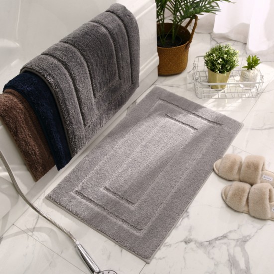 Cross-border thickened absorbent bathroom mat, bathroom doormat, non-slip toilet doormat, entrance doormat, home rug. Cross-border thickened absorbent bathroom mat, bathroom doormat, non-slip toilet doormat, entrance doormat, home rug.