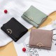 Factory Wholesale Short Wallet for Women, Korean Style, Fashionable and Simple, Small Fresh Tri-Fold Zippered Buckle Wallet and Coin Purse Factory Wholesale Short Wallet for Women, Korean Style, Fashionable and Simple, Small Fresh Tri-Fold Zippered Buckle Wallet and Coin Purse