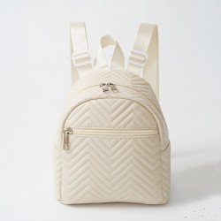 Best-selling cross-border mini women's backpack, 2024 new multi-color printed wave embroidered ribbon backpack