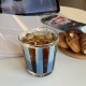 Homemade summer blue bird apple high-borosilicate heat-resistant glass, INS cartoon cute puppy juice cup