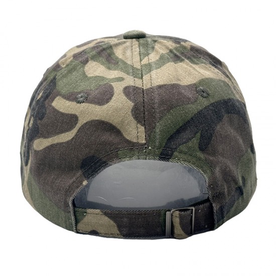 Cross-border new letter camouflage baseball cap for women, outdoor sun protection visor hat, men's street sports hat