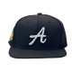 Cross-border new foreign trade lettered A Amazon's versatile flat-brim hats for men and women, featuring a simple, stylish hip-hop hat.