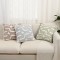 Cross-border Nordic ins vintage geometric chenille jacquard velvet pillow, living room sofa cushion cover decoration