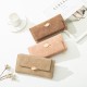 2023 Popular Women's Long Wallet, Korean-Style Zipper Clasp, Large-Capacity Printed Wallet