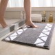 Cute Heart Bear bedroom bedside rugs with a special shape, suitable for children's reading areas.