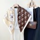 Creative and fashionable printed 90cm square scarf, Korean-style professional scarf, spring and summer women's travel outfit, stylish thin silk scarf Creative and fashionable printed 90cm square scarf, Korean-style professional scarf, spring and summer women's travel outfit, stylish thin silk scarf