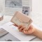 New cross-border women's wallet, cute printed, metal pendant, high-end, popular student medium-sized wallet, wallet, coin purse.