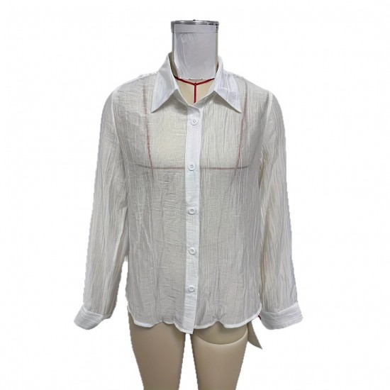 2025 new white lace hollow sunscreen shirt for women: thin, breathable summer petite shirt and jacket wholesale. 2025 new white lace hollow sunscreen shirt for women: thin, breathable summer petite shirt and jacket wholesale.