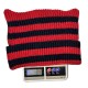 Cross-border new autumn and winter cat-ear knitted hat, Korean-style Instagram-style, cute and versatile striped cow-ear wool hat