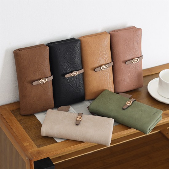 New cross-border women's long wallet, Korean style, fresh and simple, zippered and clasp, multifunctional, large capacity, clutch, coin purse. New cross-border women's long wallet, Korean style, fresh and simple, zippered and clasp, multifunctional, large capacity, clutch, coin purse.