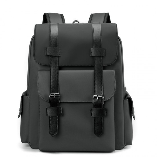 Hot-selling Men's Backpack, Simple, Solid Color, Multifunctional, Large Capacity, New Men's Business Backpack
