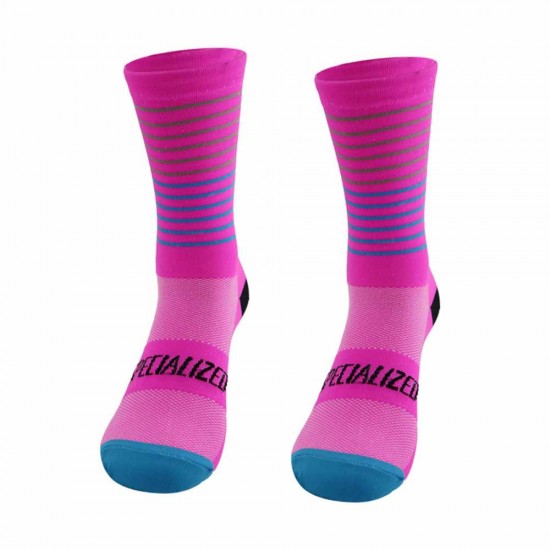 Four-season cycling socks, compression socks, cycling mid-length fitness socks, men's and women's cycling socks