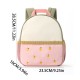Feihong cross-border children's backpack with color-blocked cute apple embroidery, kindergarten backpack, and baby mini travel backpack Feihong cross-border children's backpack with color-blocked cute apple embroidery, kindergarten backpack, and baby mini travel backpack