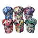 New cross-border spring and summer women's caps, stylish and fashionable full-print sun hats, retro geometric abstract baseball caps.