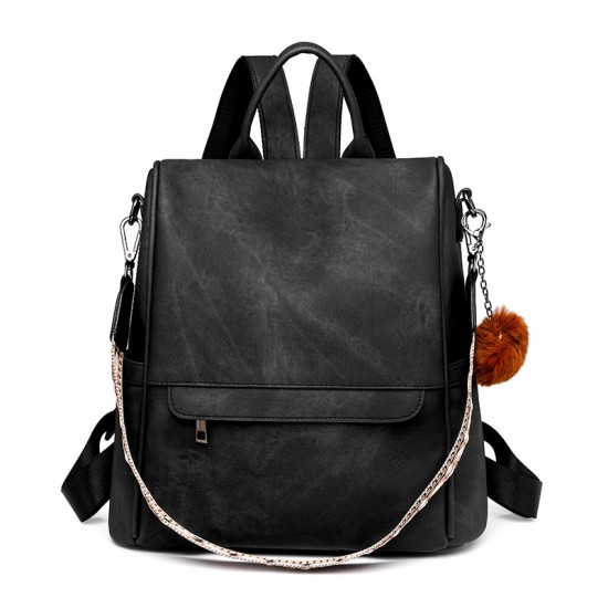 Women's school bags, cross-border PU backpacks, wholesale multifunctional backpacks
