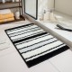 Cross-border Nordic polypropylene entry mats, wear-resistant, dust-removing, and non-slip mats for home entryways, luxury entrance carpets.