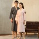 Summer Thin Absorbent Bathrobes for Women, Men's Plus-Size Waffle-Patterned Bathrobes for Hotels and Hot Springs