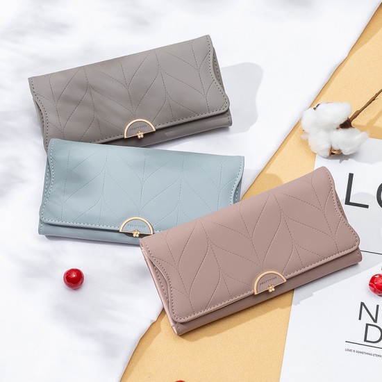 Prettyzys/Pretty's new women's long wallet, a stylish, foldable, PU, small, and fresh clutch. Prettyzys/Pretty's new women's long wallet, a stylish, foldable, PU, small, and fresh clutch.