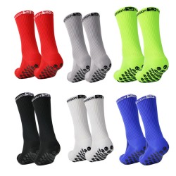 Non-slip football socks, cycling socks, breathable, outdoor basketball foot protection, badminton cycling, running, and football sports grip.