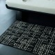 Cross-border, simple, thickened, absorbent bathroom mats, flocked, non-slip, for household use, for entrance hallways. Cross-border, simple, thickened, absorbent bathroom mats, flocked, non-slip, for household use, for entrance hallways.
