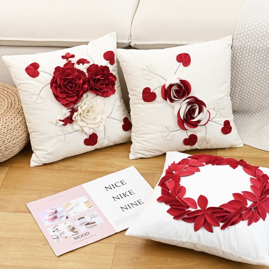 Cross-border Nordic INS vintage geometric chenille jacquard velvet pillow for living room sofa cushion covers Cross-border Nordic INS vintage geometric chenille jacquard velvet pillow for living room sofa cushion covers