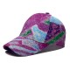 Cross-border new curved-brim peaked cap, a printed sun protection hat for women, a colorful graffiti baseball cap for Europe and America.