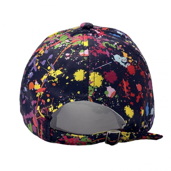 New cross-border women's colorful graffiti baseball caps for outdoor personalized sun protection and visor caps, Chinese Korean-style. New cross-border women's colorful graffiti baseball caps for outdoor personalized sun protection and visor caps, Chinese Korean-style.